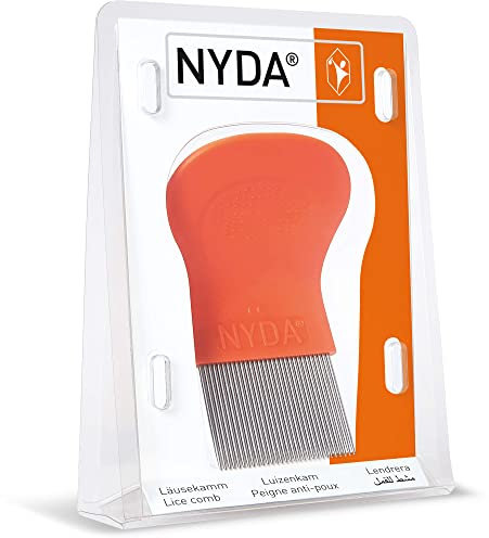 NYDA Läusekamm / Nissenkamm zur Diagnose und Behandlung von Kopfläusen