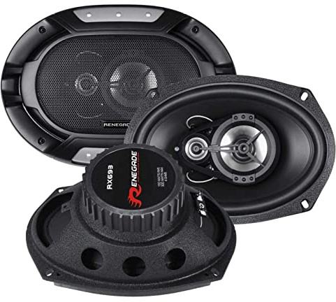 Renegade RX693 Enceinte de Voiture 3-Voies 300 W - Enceintes de Voiture (3-Voies, 300 W, 150 W, 4 Ohm, 50-20000 Hz, 15,1 cm)
