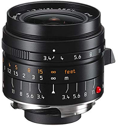 Leica Super-Elmar-M 21mm f/3.4 ASPH. - Objetivo (8/7, Objetivo Ojo de pez, 0,7 m, 2,1 cm, 1:29.8, Leica M)