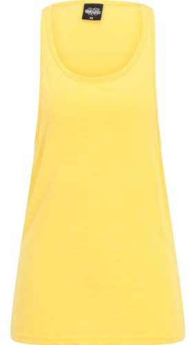 Urban Classics Top Ancho Mujer Top Negro 100% algodón Regular