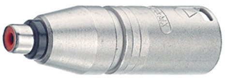 Neutrik NA2MPMF, XLR-Cinch Adapter, Steckadapter, geeignet für Audioverbindungen