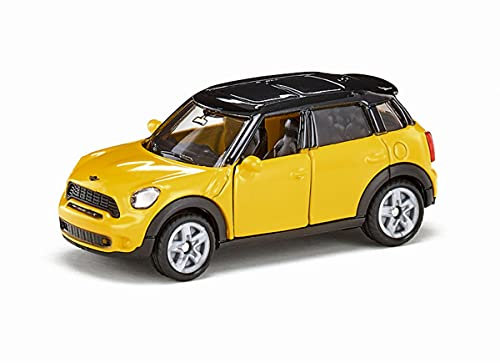 siku 1454, MINI Countryman, Métal/Plastique, Jaune/Noir, Portes ouvrables