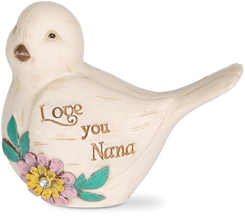 Pavilion Gift Company 41072 Love You Nana Bird Figurine, 2-1/2 x 2, White