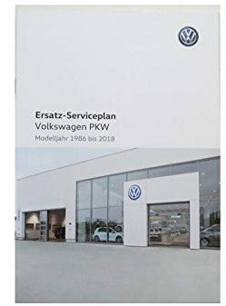 Volkswagen Original VW Serviceplan Serviceheft Scheckheft für PKW