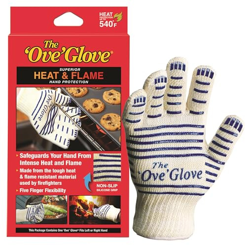 The Ove Glove - Superior Heat & Flame Hand Protection - Pack of 1 Oven Mitt
