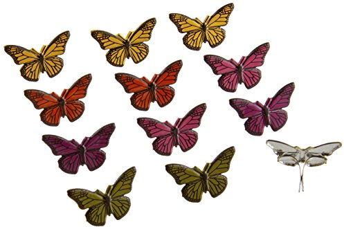 Eyelet Outlet Shape Brads, Butterflies