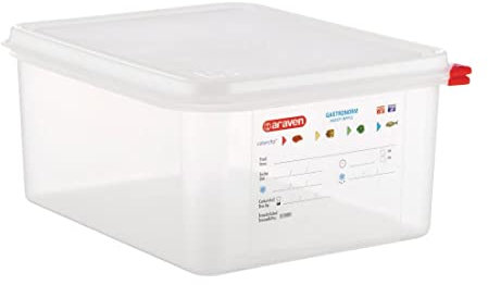 Araven T988 Lot de 4 boîtes alimentaires lavables au lave-vaisselle