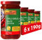 Lee Kum Kee Chilli Garlic Sauce, Vegan, 190 g (Pack of 6)