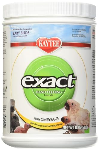 Kaytee (3 Pack) Exact Hand Feeding For Baby Bird, 18-Ounce Each