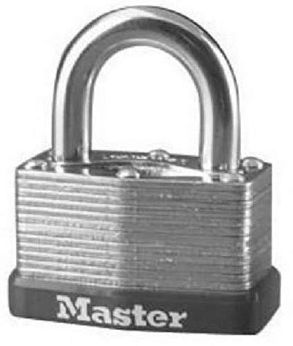 Master Lock Padlock, Laminated Steel Warded Lock, 1-3/4 in. Wide, 500D