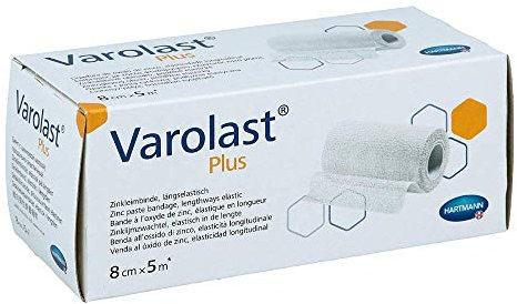 Varolast Plus, Zinkleimverband, 8 cm x 5 m