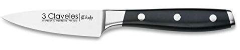 3 Claveles - Coltelli da cucina per verdure | Coltelli da cucina professionali. Coltello toledo piccolo per taglio di verdure in cucina. Affilato e per cucina professionale (9cm - 3,5)