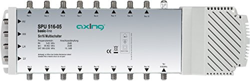 Axing SPU 516-05 Multiswitch commutateur multiple 5 entrées / 16 sorties