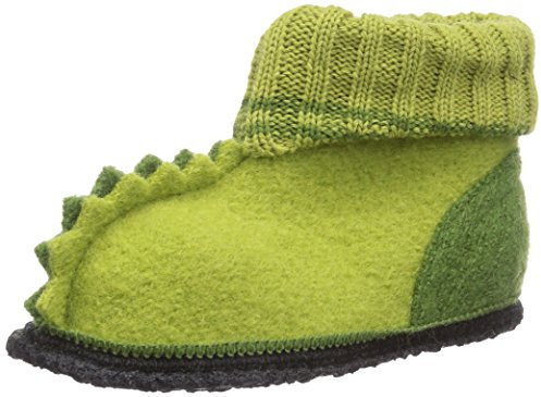 Beck Unisex Kinder Nessi Hohe Hausschuhe, Grün, 33 EU