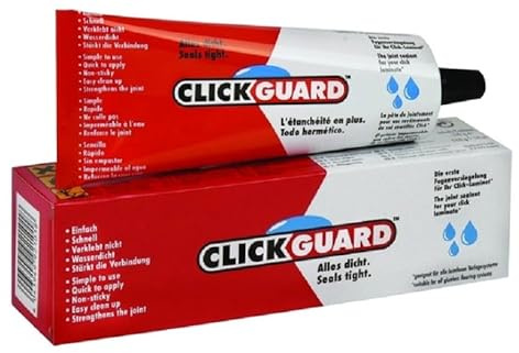 Unika ClicSeal Laminate Floor Joint Sealer 125ml – Instant Grab High Strength Flooring Adhesive for Fixing Scotia, Skirting & Architrave, Gap Filling & Water-Resistant