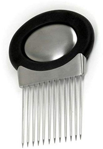 Norpro Grip-EZ 5141 Porte-oignons/dissolvant d'odeurs, acier inoxydable, argenté