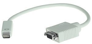 Mini-DVI to VGA Female Monitor Cable Adapter