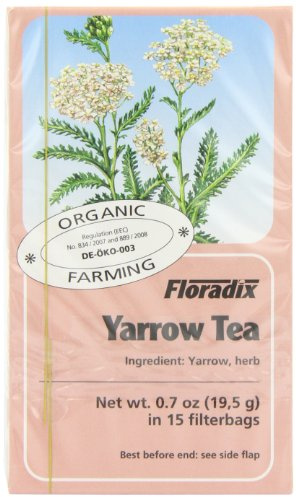 Salus Haus Organic Yarrow Herbal 15 Teabags (Pack of 6, Total 90 Teabags)