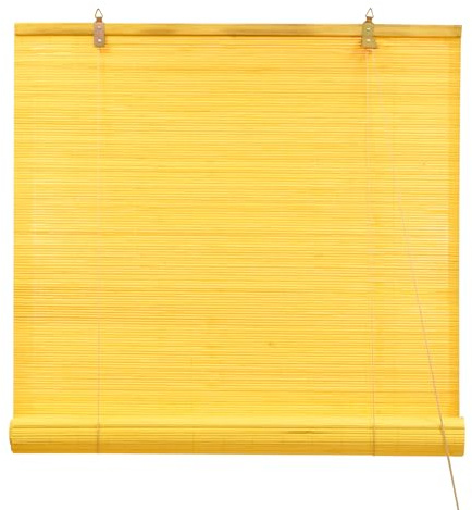 Victoria M. Klemmfix Tenda a Rullo in Bambù per Interni, Montabile senza Fori, Protezione Solare per Porte e Finestre, 80 x 160 cm, Colore Bambù