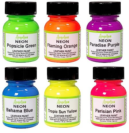 Angelus Mixte Adulte, , PAINT, art paints Multicolore, 29.5 ml (Lot de 6)