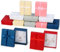 Kurtzy Scatola regalo in carta, confezione da 12, 8,5 x 6,5 x 2,5 cm, 6 colori, confezione regalo per anelli, orecchini, collane e braccialetti in cartone con inserti in schiuma