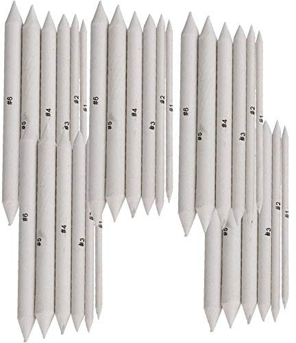 Full&Love Papier Blending Stumpf und Tortillon Set für Studenten Skizzen Zeichnen (30 Stück).