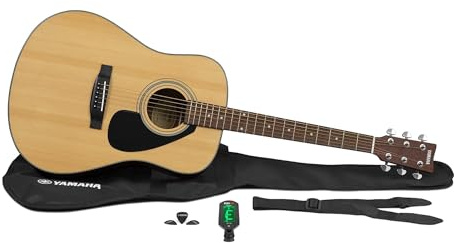 Yamaha GigMaker Standard Acoustic Guitar w/ Gig Bag, Tuner, Strap and Picks - Natural