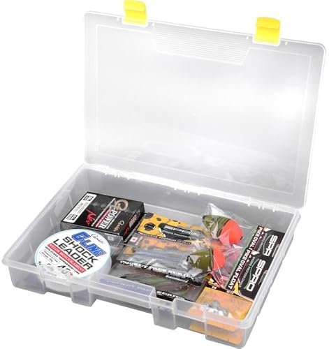 Spro Tackle Box 35,5x25x5,5cm - Angelbox für Angelzubehör, Tacklebox für Kleinteile zum Angeln, Box für Angelhaken & Posen