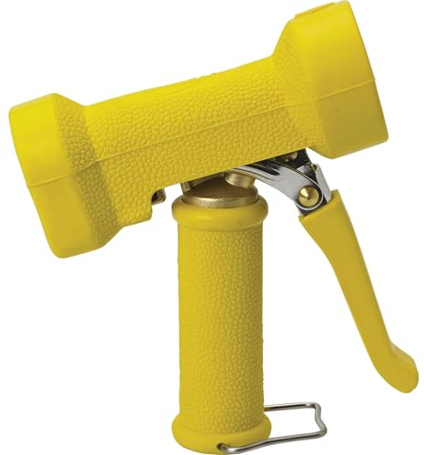 Vikan 93246 Water Gun,Heavy Duty,Brass/EPDM/Rubber/SS,Yellow