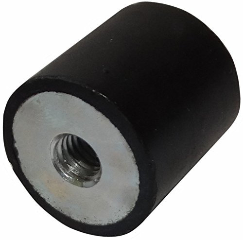 AERZETIX: 4 x Patas pies para Montaje rápido de Caucho A:20mm Ø20mm.Tornillo M6. Carga: 32 kg x 4