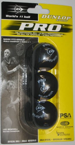 Dunlop Squashbälle 3er Pro