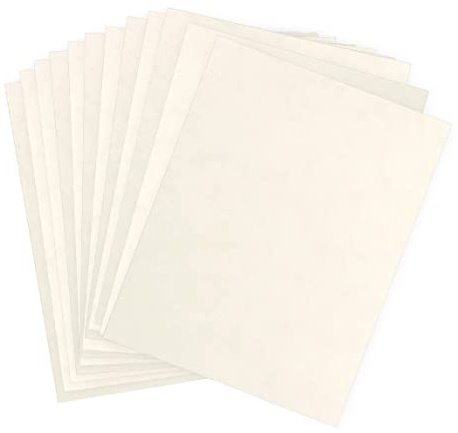S.E.I Pocelain Velvet Paper, Felt Fabric For Drawer and Jewelry Box Liner, 8.5 x 11 - 12 Sheets