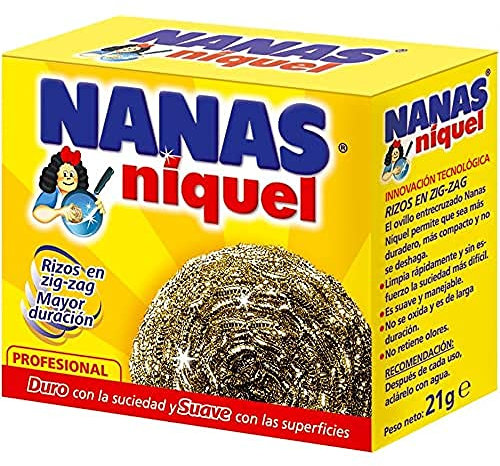 Nanas Niquel Esponja de Alambre, 21g