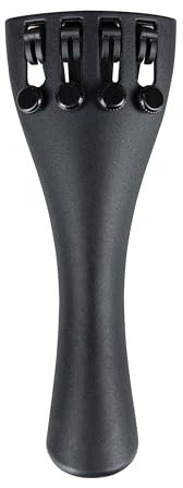 Wittner 918111P Violin Saitenhalter 4/4, Hi-Tech Kunststoff mit 4 Feinstimmern, ultraleicht; Palisanderfarben