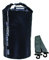 Overboard Wasserdichte Trockenröhrentasche mit verstellbarem Schulterriemen zum Bootfahren, Kajak, Angeln, Rafting, Schwimmen, Camping und Snowboarden, Schwarz ,30 Liter