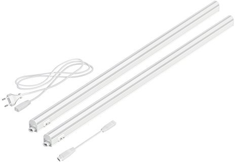 Parlat apparecchi sottopensile a LED Rigel, 87,3 cm ciascuno, 1118lm ciascuno, bianco, set di 2