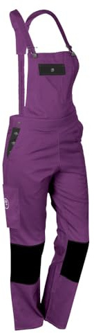 Fashion Securite 660100 Pep's Arbeits-Latzhose, violett, FAS 18 826601227