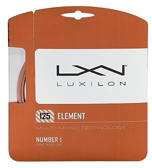 Luxilon Element 125 Tennis String - Set, Bronze