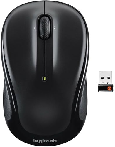 Logitech M325 Wireless Mouse for Web Scrolling - Black
