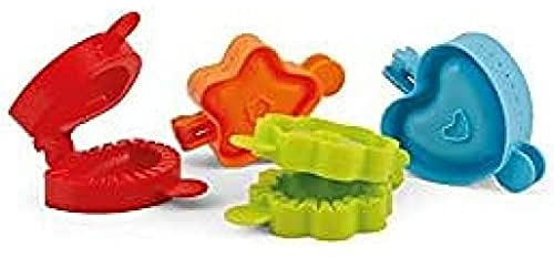 HOME 9614800 Set 12 X 2 Moule Doux ABS Assortis Pâtisserie Et Gâteau Design