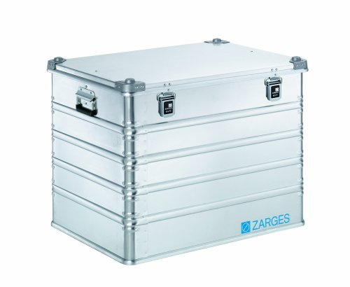ZARGES - Caisse Aluminium K470 - Boîte Stockage & Transport Universelle - 800x600x610 mm - Aluminium Naturel - Poignées De Transport - Étanche & Durable