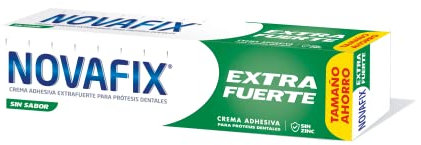 Urgo Novafix - Extrafuerte - Crema adhesiva dentaduras postizas - Sin sabor 70 g
