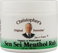 Christopher's Original Formulas Sen Sei Menthol Rub Ointment 2 oz – Natural Sinus & Nasal Passage Support with Eucalyptus, Camphor & Menthol - Pack of 3
