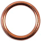 Connect verkstad förbrukningsvaror 36800.0 pump plugg krossbar bricka, 18 x 24 x 2 mm, set med 10