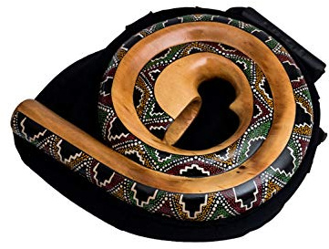 Didgeridoo - Borsa da viaggio a spirale Australia (D4)
