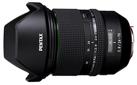 Pentax 24 - 70 mm HD - D FA F2.8ED SDM WR Aspherical Lens - Black