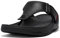 Fitflop Herren Trakk Ii Toe Post-Leather Sandalen, Schwarz (All Black), Gr. 44 EU (10 UK)