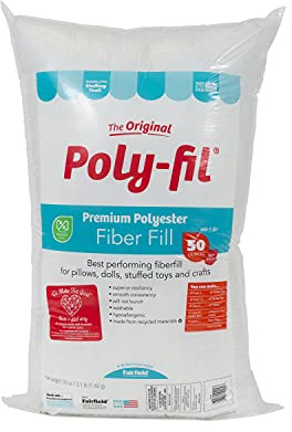 Poly-Fil Fairfield Original Fiber Fill Stuffing, Premium Polyester, 50 oz Bag