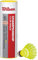 WILSON Badminton-Ball, Championship Shuttlecocks, 6-er Dose, 79 Grains, Gelb, Kunststoff/Naturkork, WRT6044YE79, Einheitsgröße