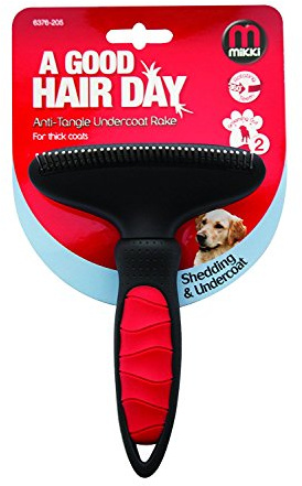 Mikki Dog, Puppy Grooming Anti Tangle Rake - Dematting Tool Removes Knots, Tangles and Matts - Large